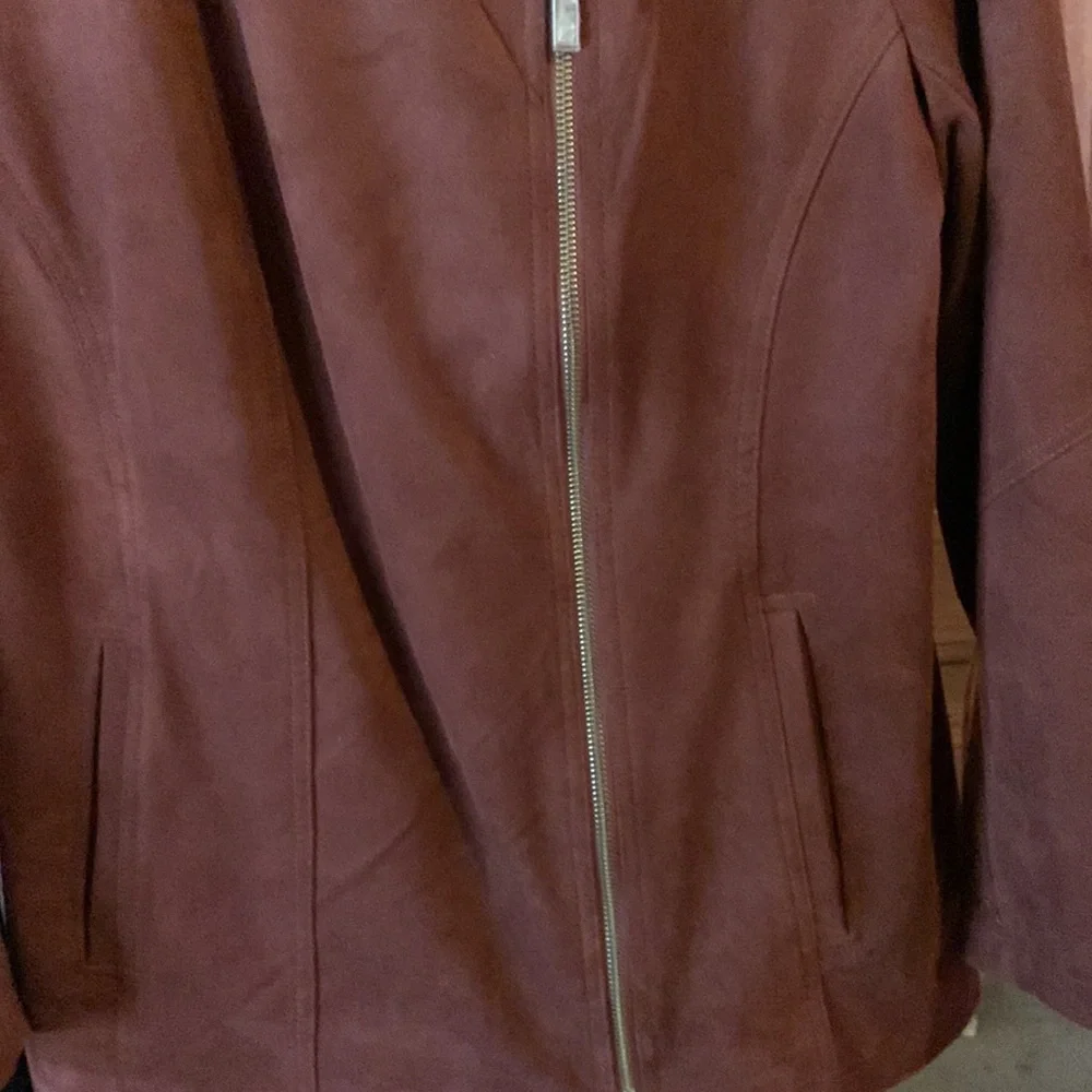 Faux suede jacket - Picture 4 of 8